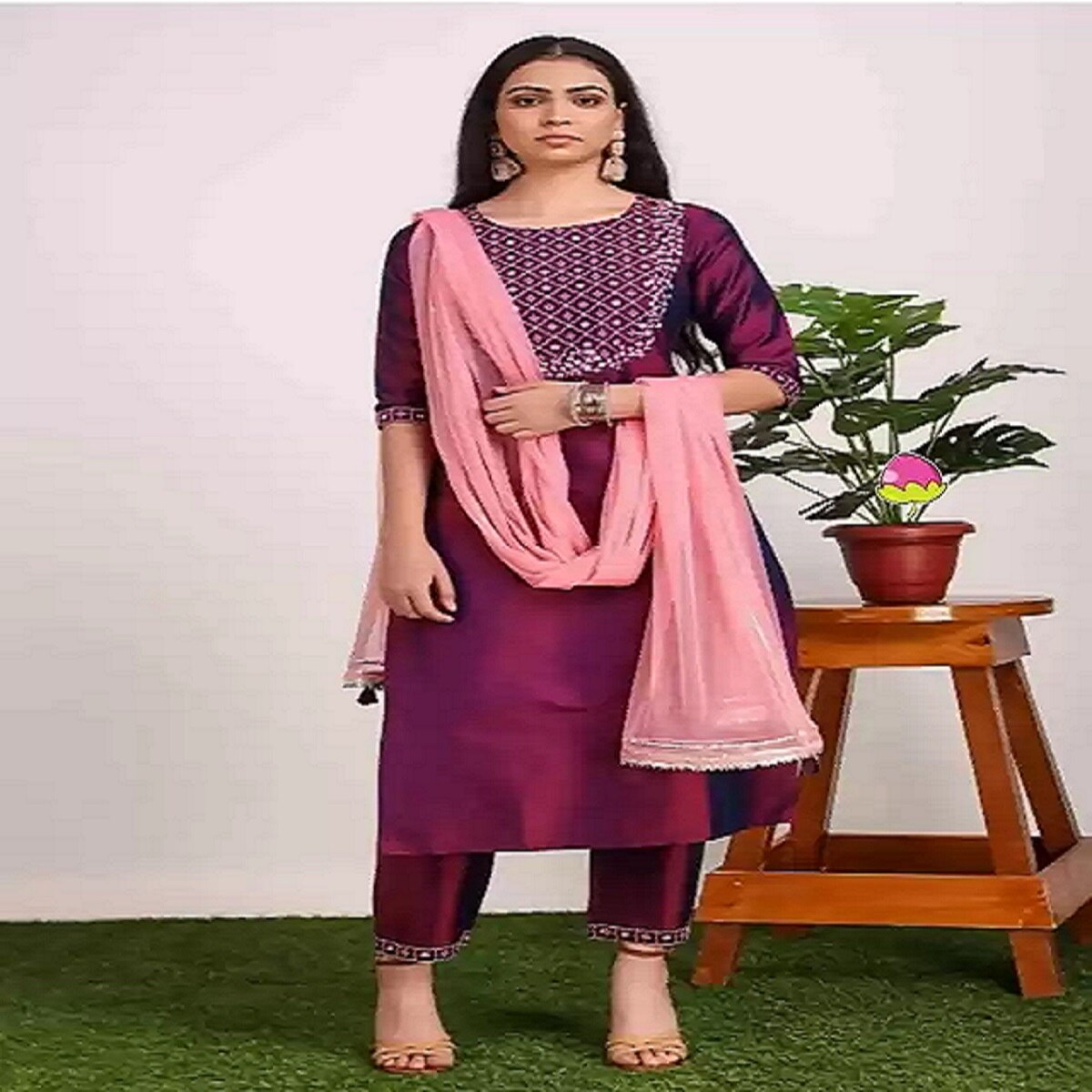 Purple Kurti