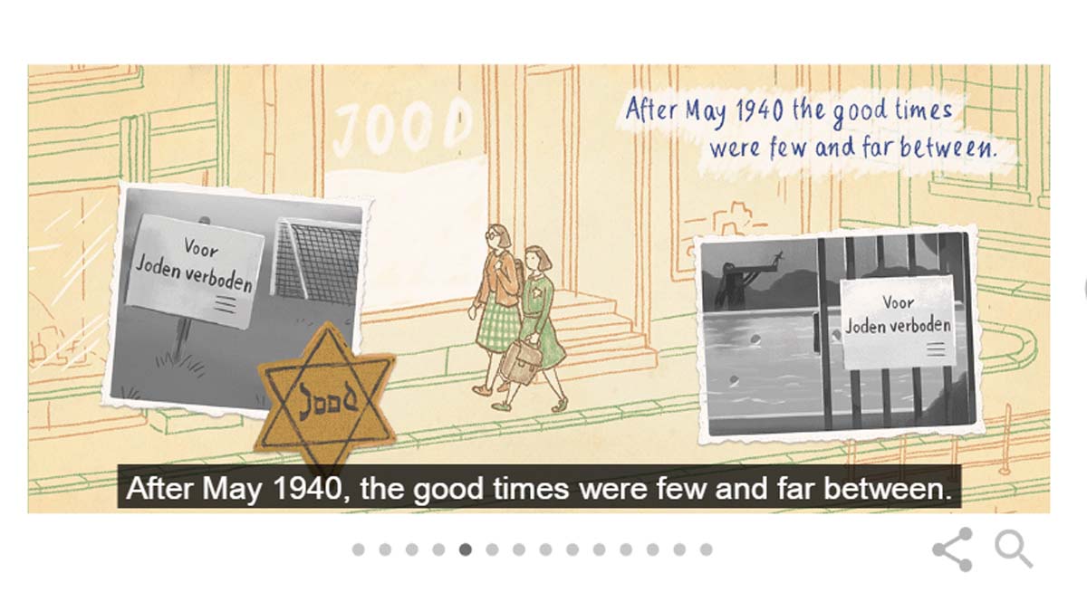 Jewish German-Dutch diarist Anne Frank