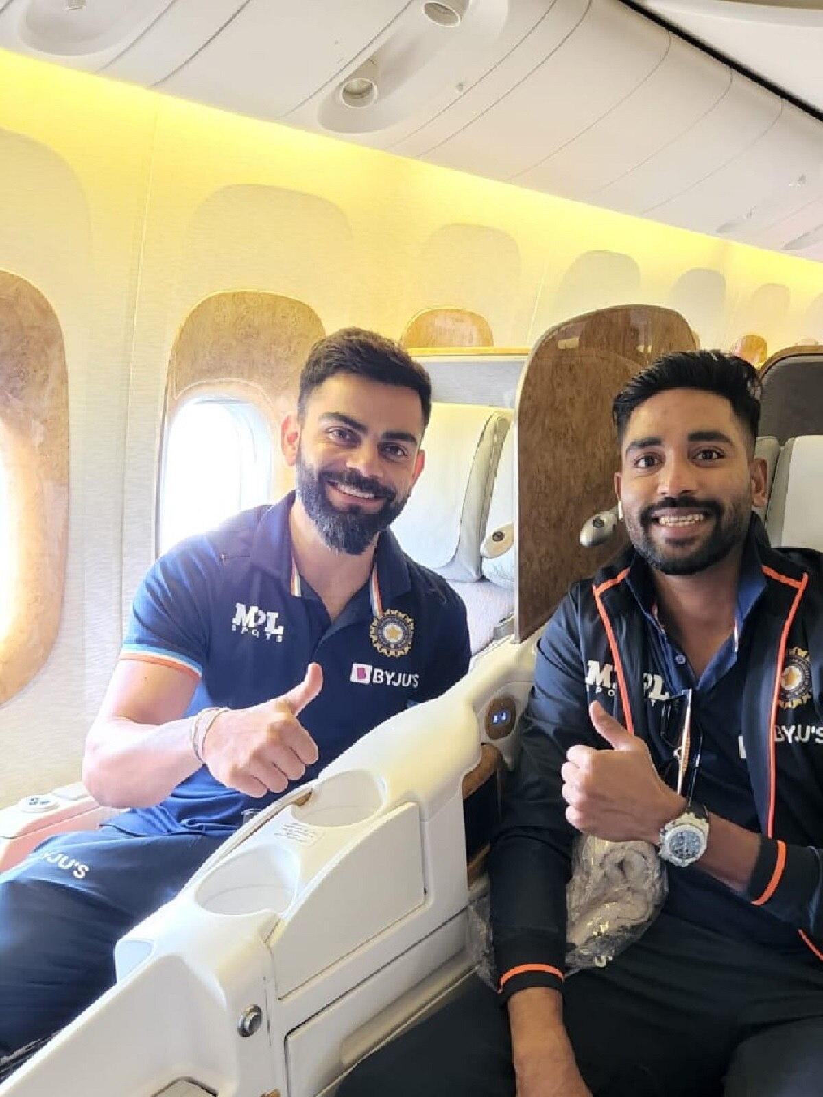 siraj and kohli