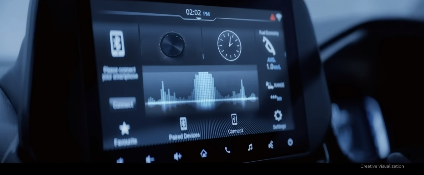 बड़ी टच स्क्रीन देगी शानदार लुक