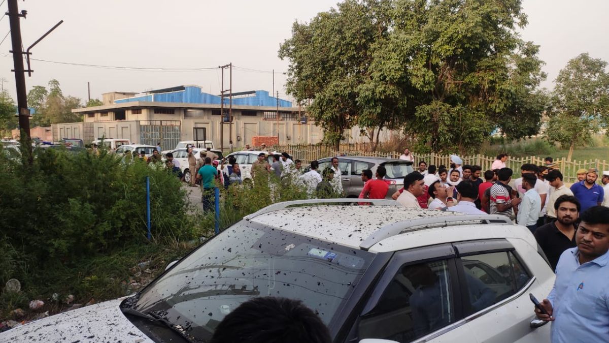 Hapur Factory exploded