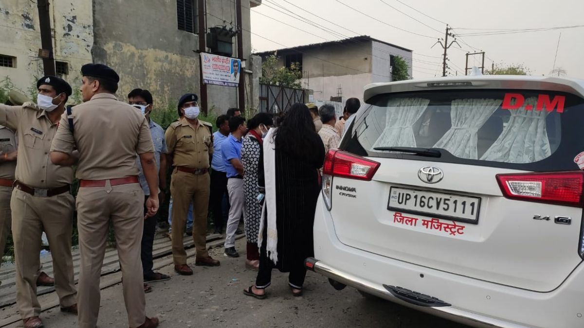 Hapur Factory exploded