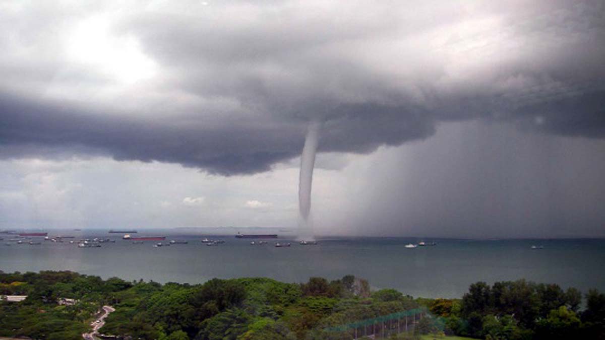 Rare Waterspouts