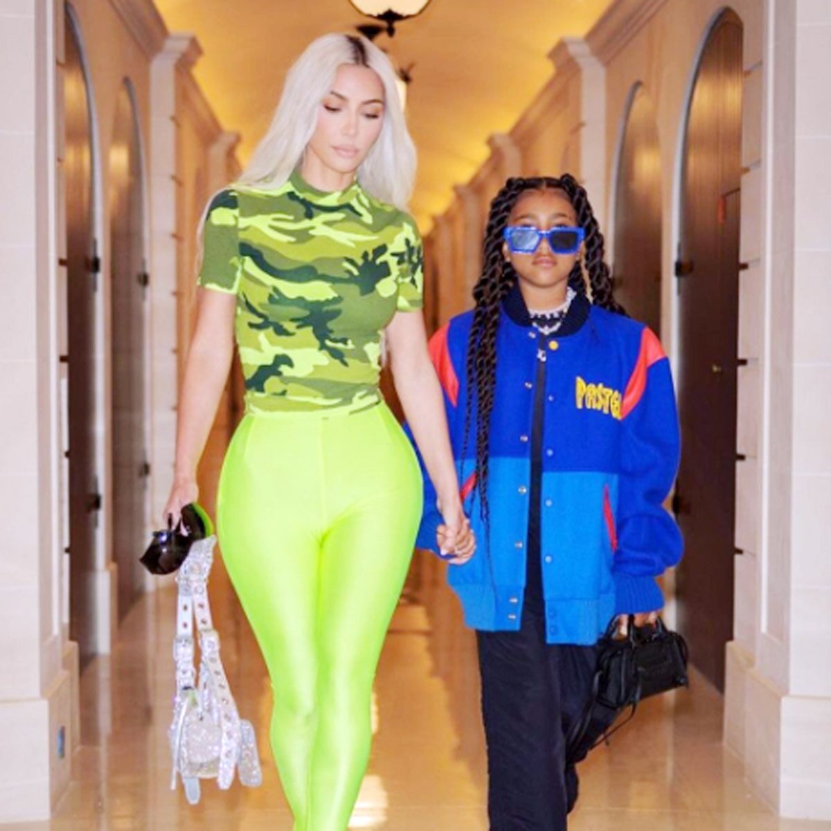 क‍िम कर्दाश‍ियां बेटी नॉर्थ के साथ