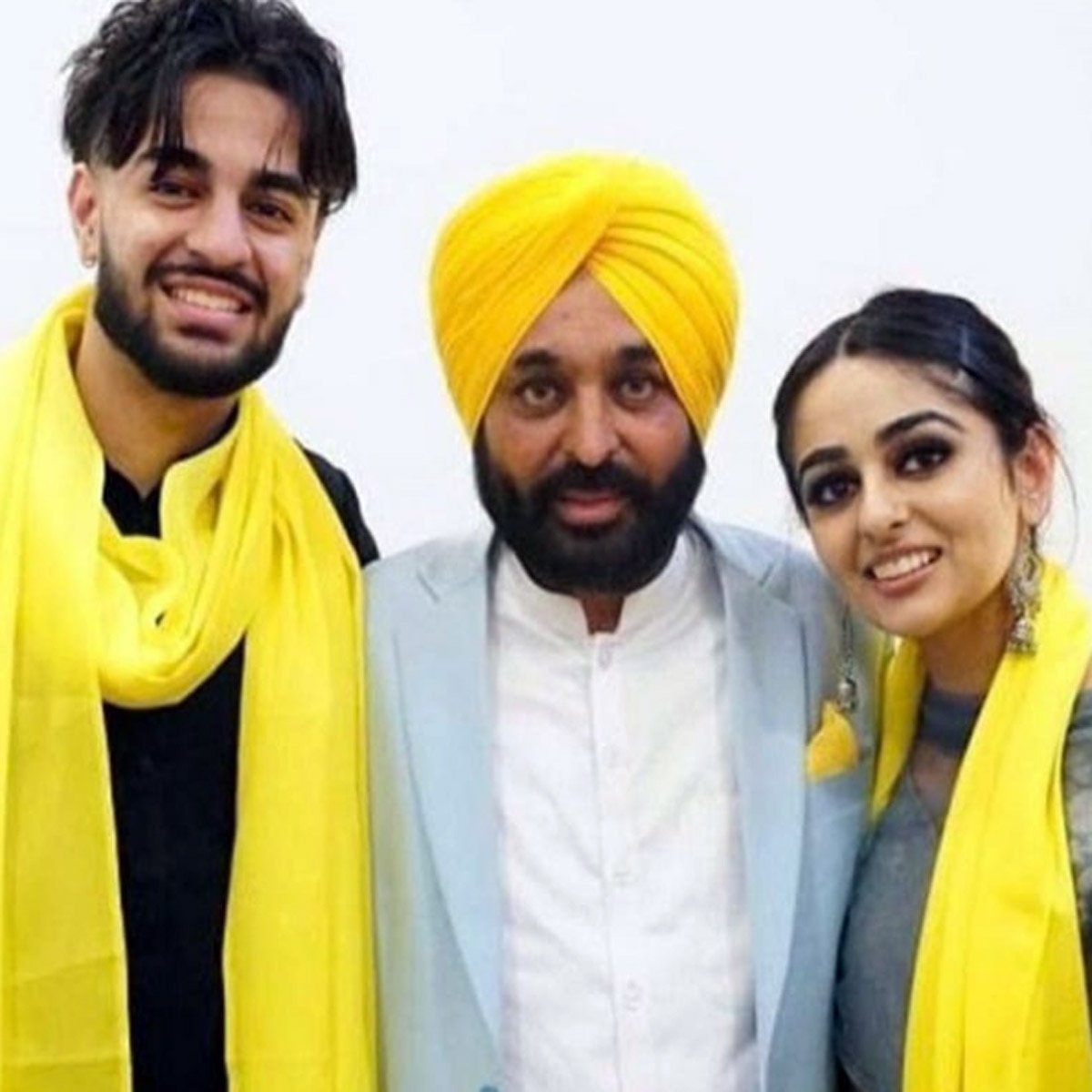 Bhagwant Mann and Gurpreet Kaur