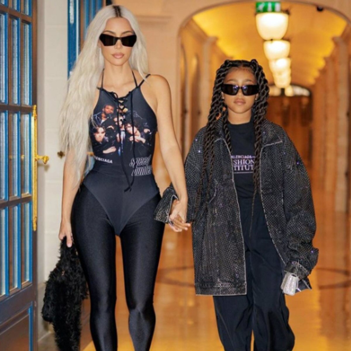 क‍िम कर्दाश‍ियां बेटी नॉर्थ के साथ  