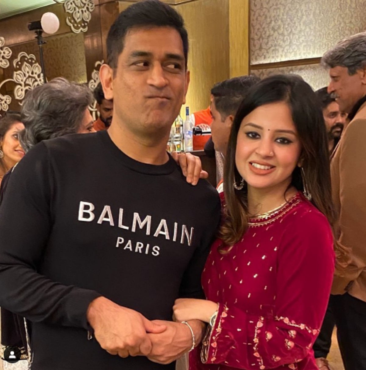 Dhoni and Sakshi