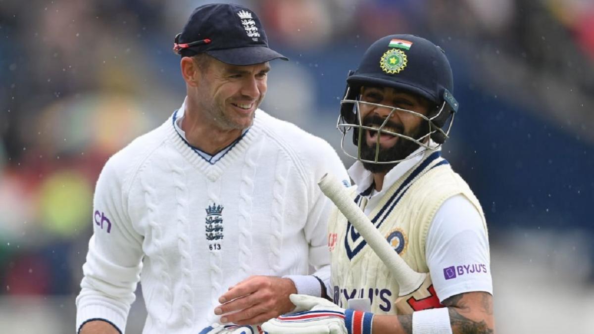 Virat Kohli-James Anderson: पहले हुई थी लड़ाई, अब ठहाके लगाते दिखे जेम्स एंडरसन-विराट कोहली, फोटो वायरल