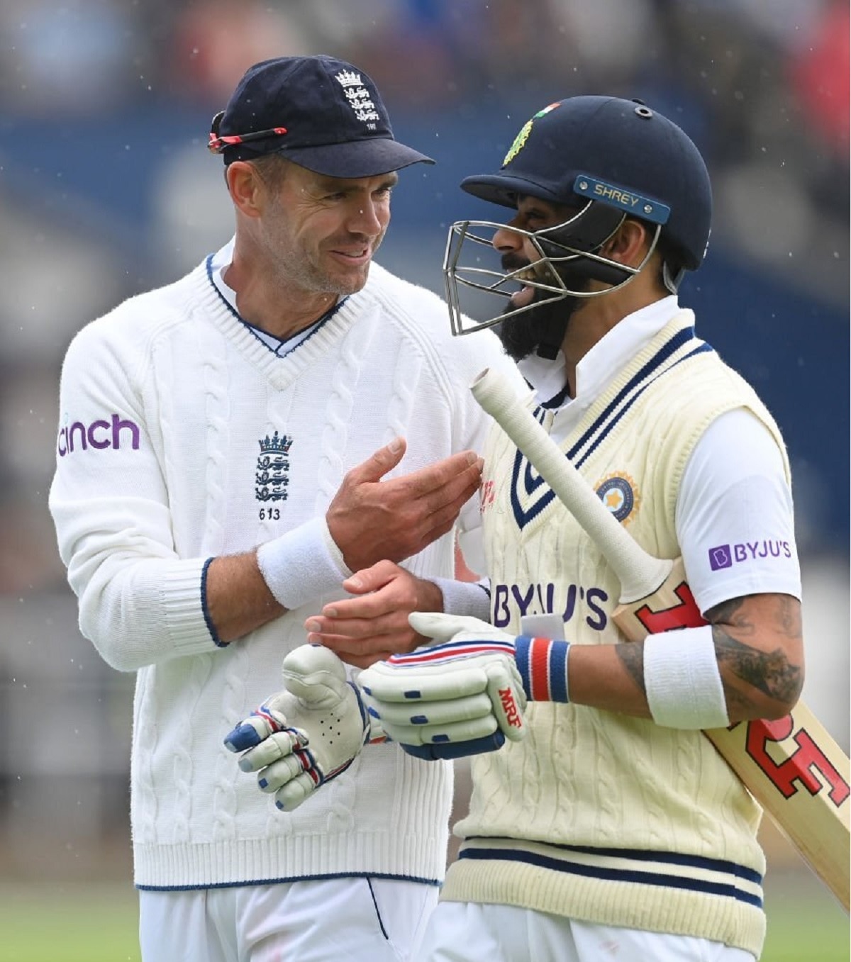 James Anderson Virat Kohli