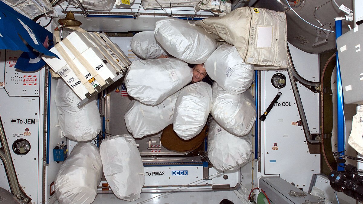 Space Station garbage