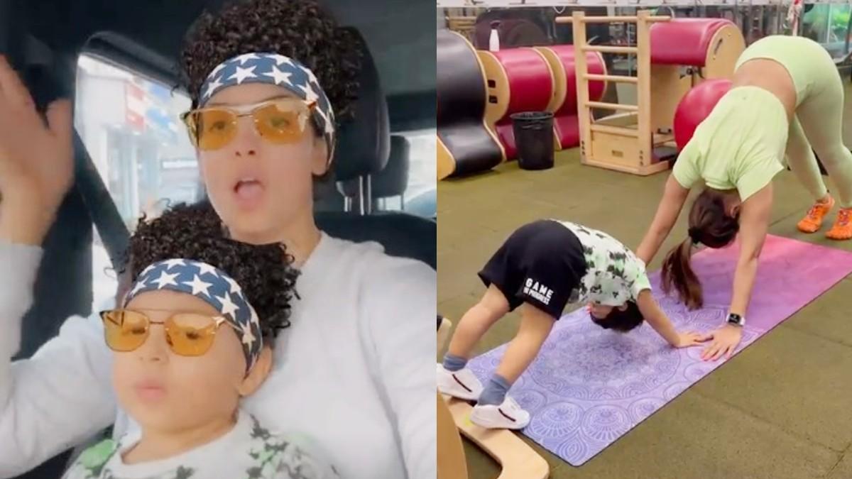 Hardik Pandya Wife Natasa: फुल मस्ती के मूड में हार्दिक पंड्या की पत्नी नताशा और बेटे अगस्त्या, शेयर किए मजेदार फोटो-वीडियो