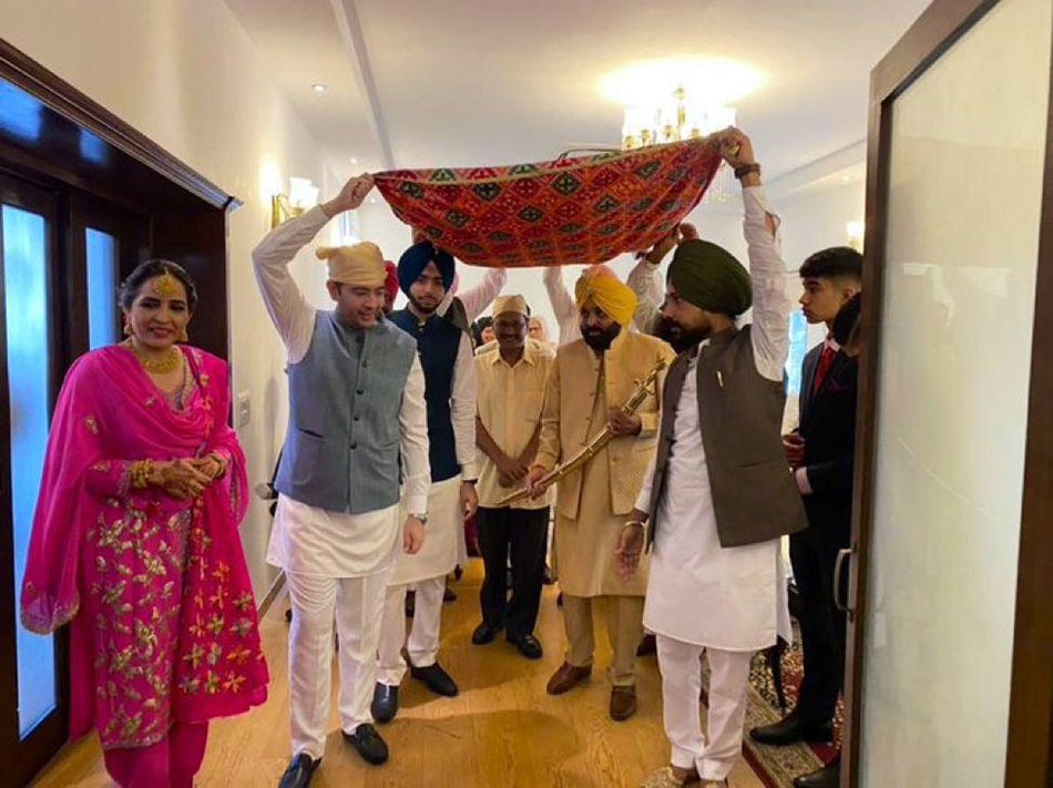 Bhagwant Mann marriage photos