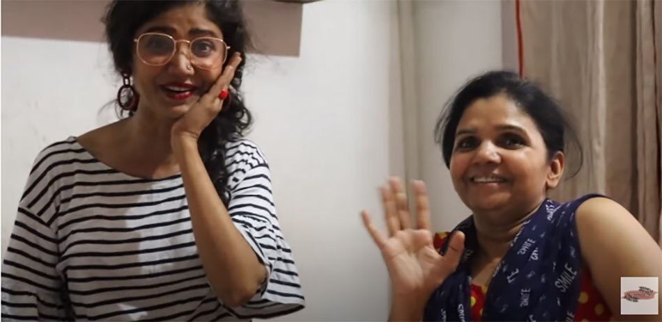 बहन किरण के साथ रतन राजपूत