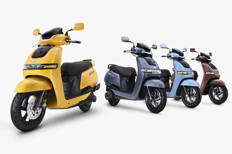 4 कलर में आता है TVS iQube