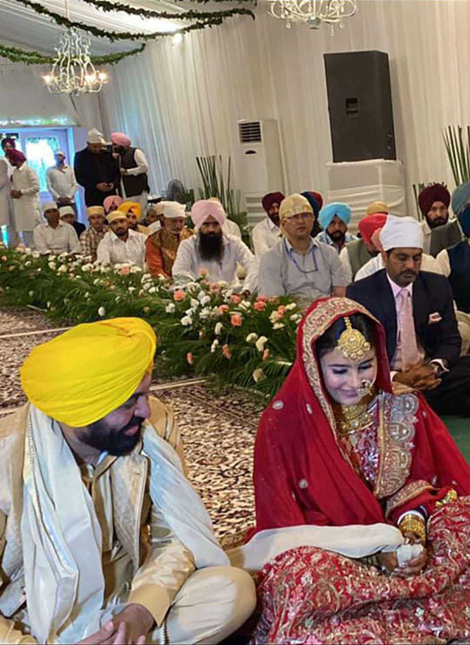 Bhagwant Mann marriage photos