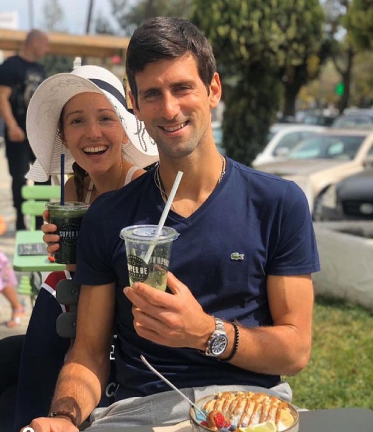 नोवाक जोकोविच और जेलेना