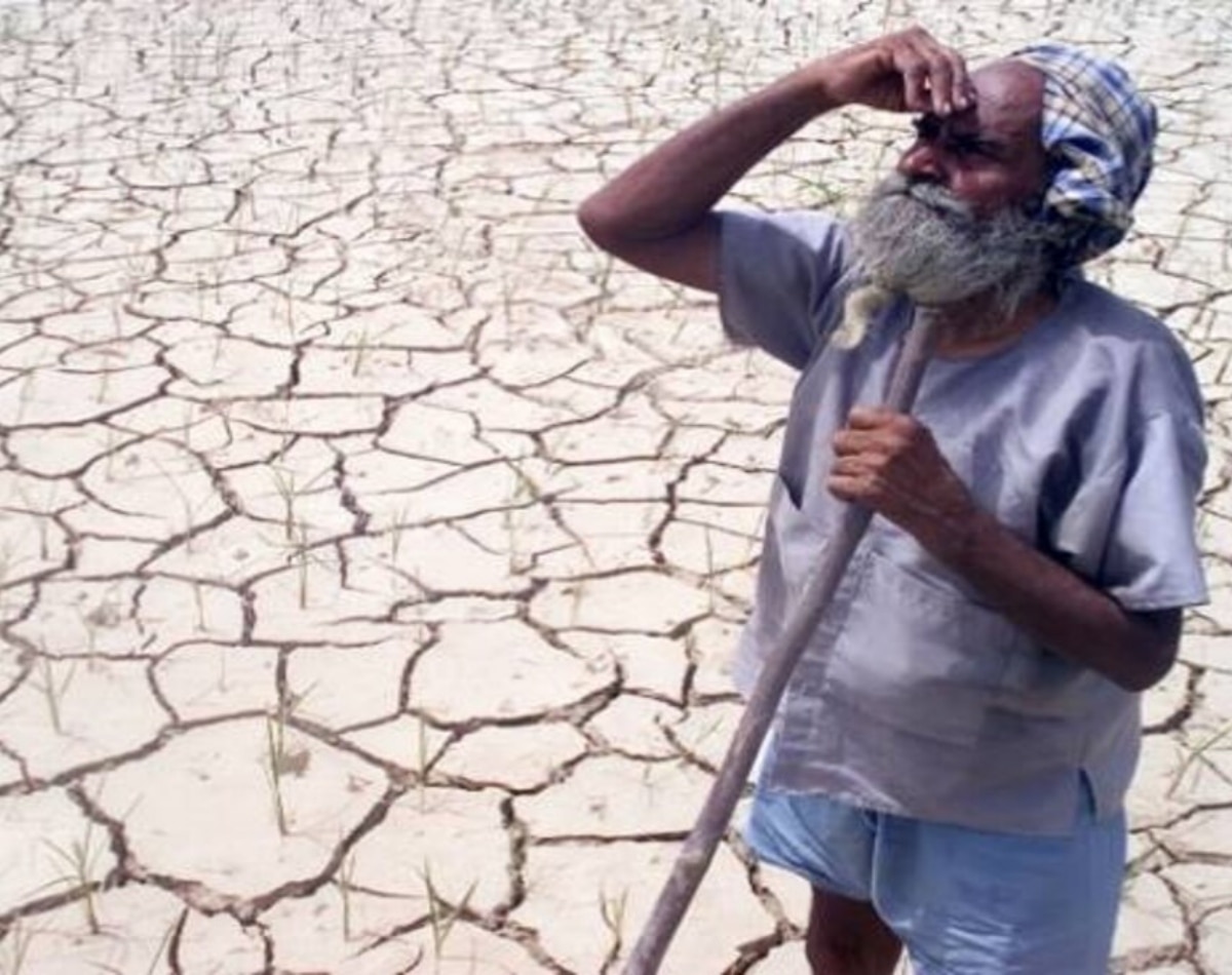 देश ने देखा सबसे भयानक सूखा 