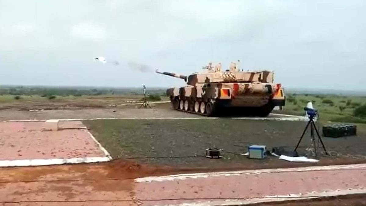 Laser Guided ATGM Arjun Tank