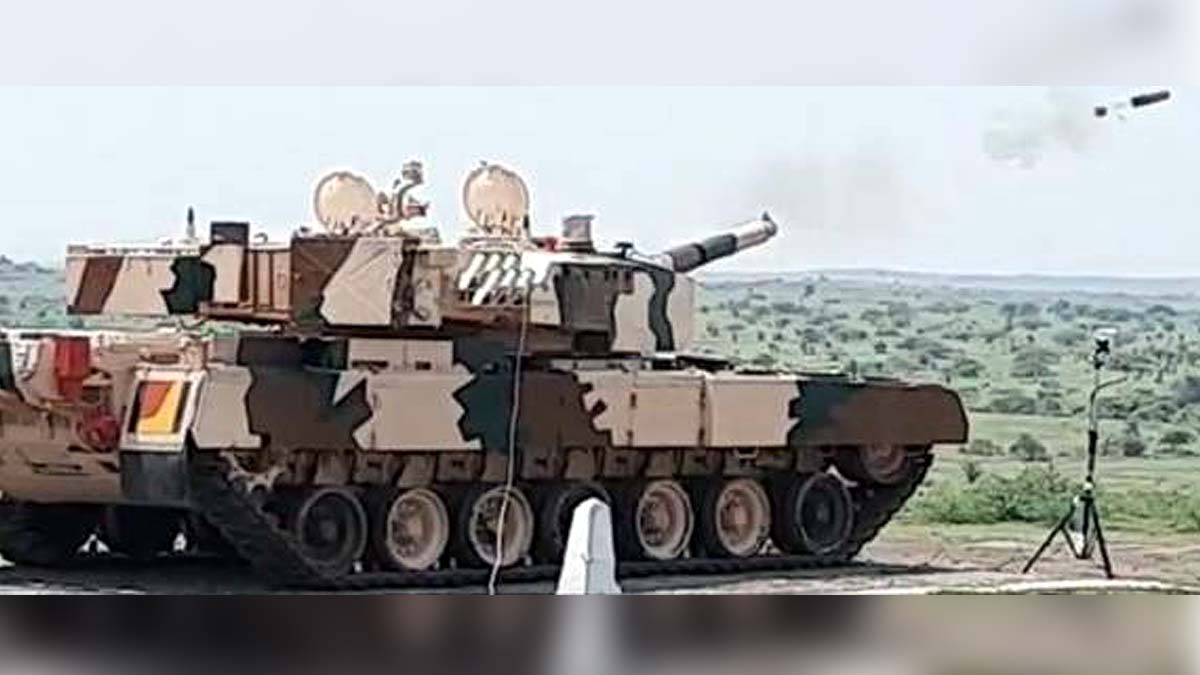 Laser Guided ATGM Arjun Tank