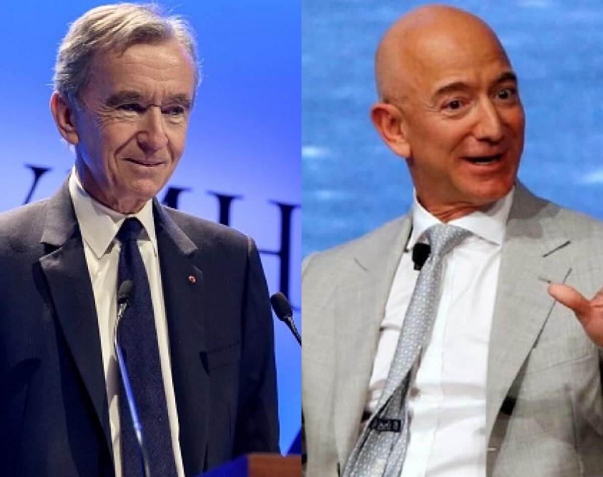 बेजोस-अर्नाल्ट के बीच घटा फासला