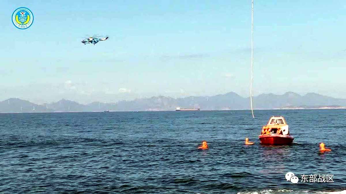 China Surrounds Taiwan