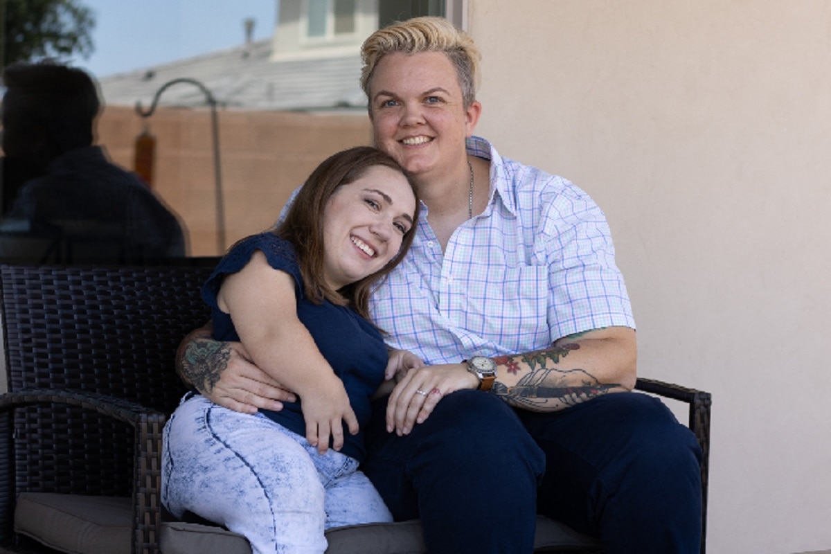 Women couple with biggest height difference 