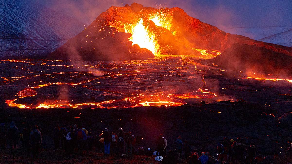 Iceland Volcano Eruption
