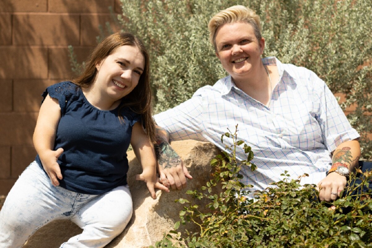 Women couple with biggest height difference 