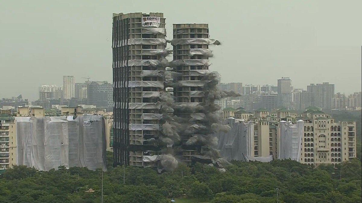 Supertech Twin Tower demolition