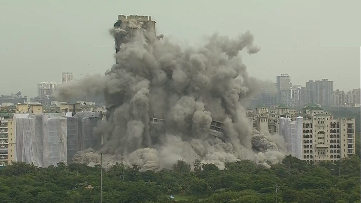 Twin Towers Demolished