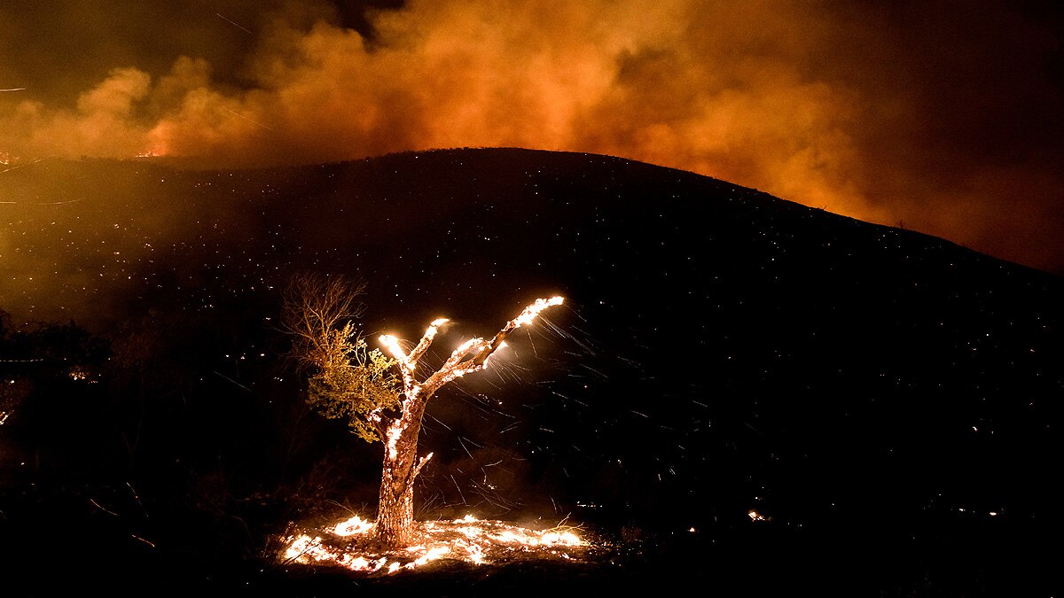 California Heatwave Wildfire