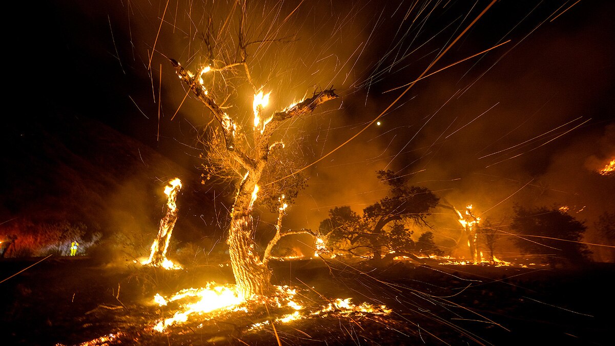 California Heatwave Wildfire