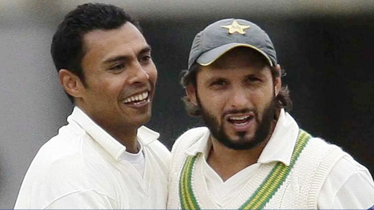 Danish Kaneria and Shahid Afridi