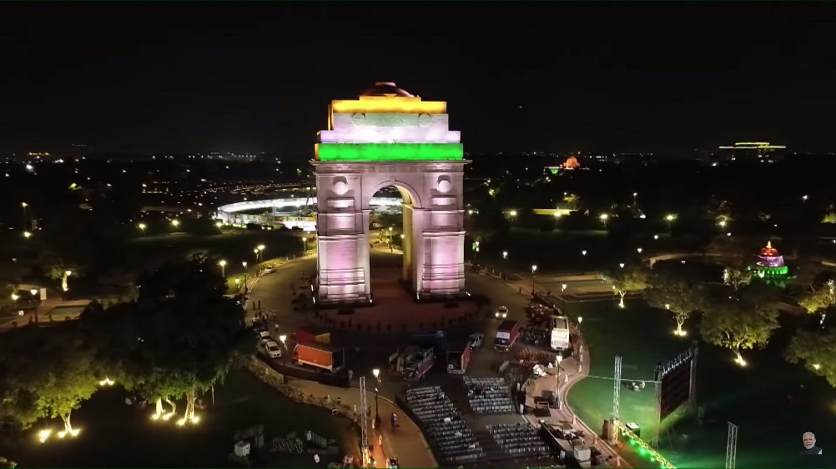 रात में जगमग होगा इंडिया गेट