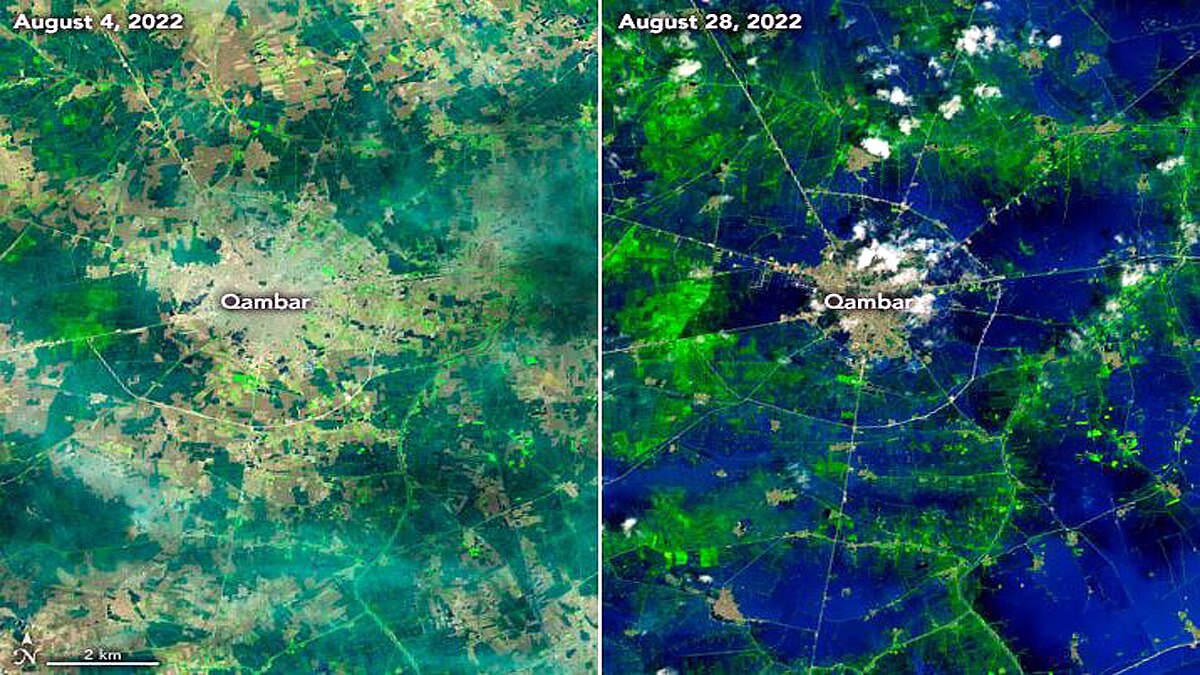 Pakistan Flood NASA Himalaya