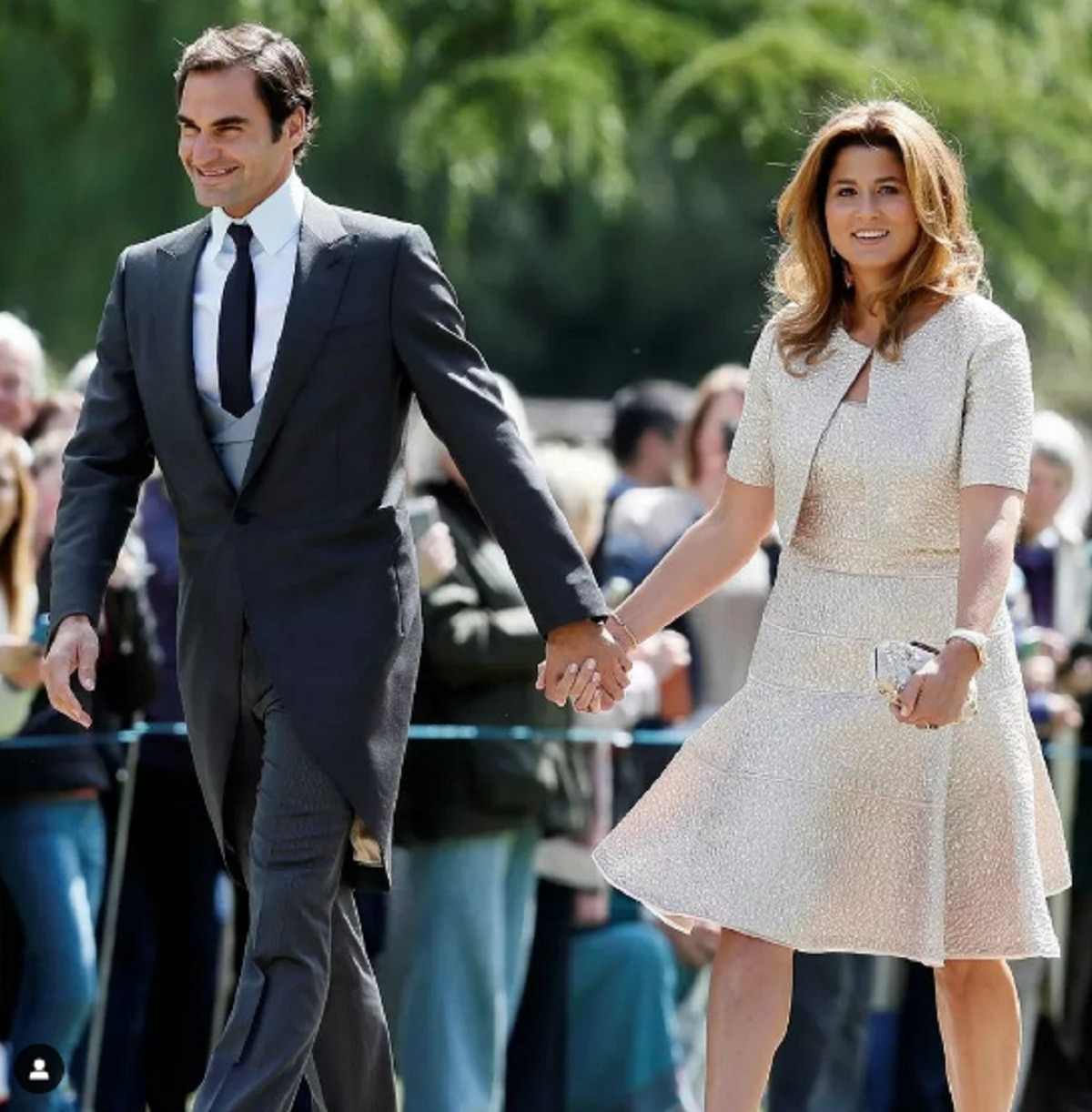 फेडरर और उनकी पत्नी मिर्का