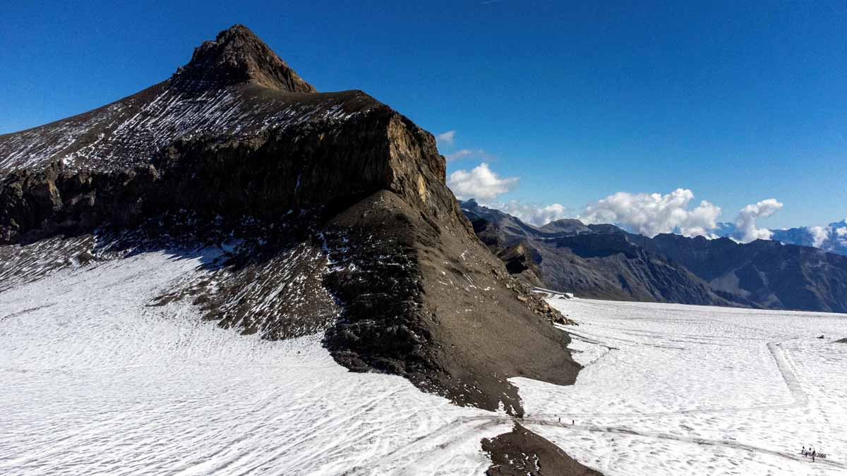 Swiss Glacier Rocky Path