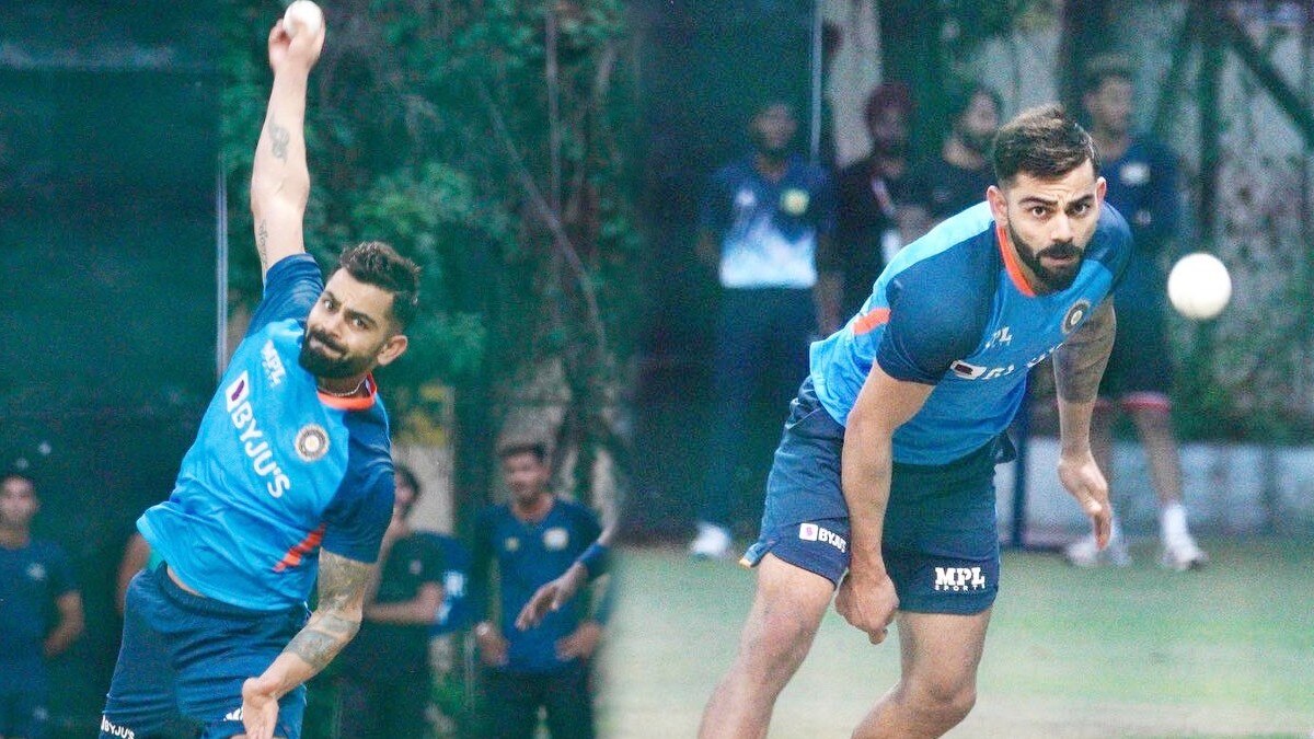 कोहली गेंदबाजी