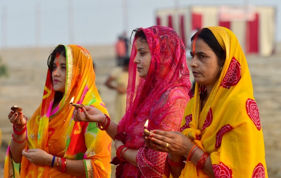 छठ में तीसरे दिन की पूजा