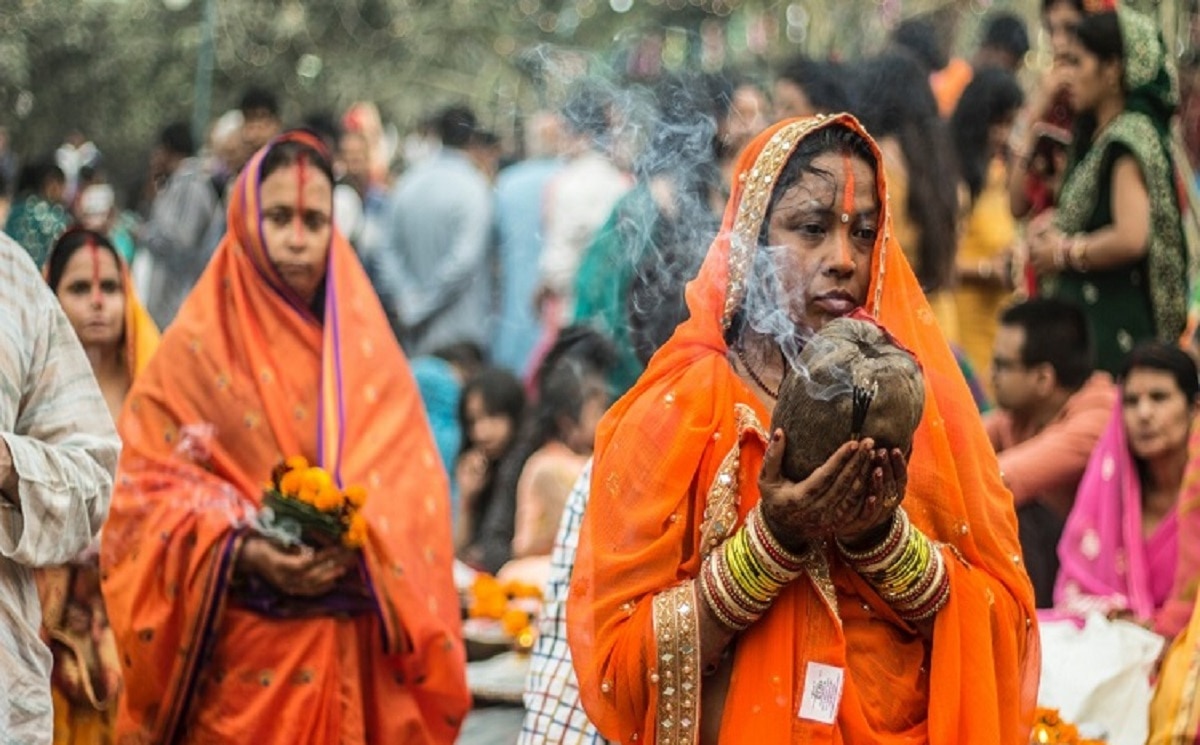 छठ में तीसरे दिन की पूजा