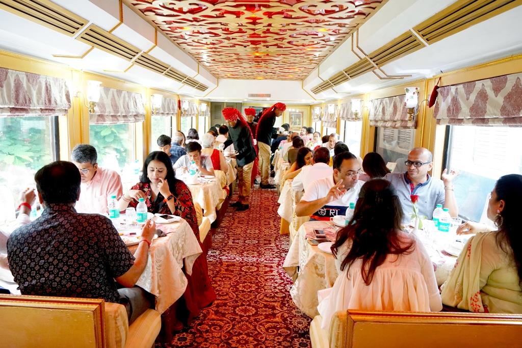 Palace on wheels lunch/dinner