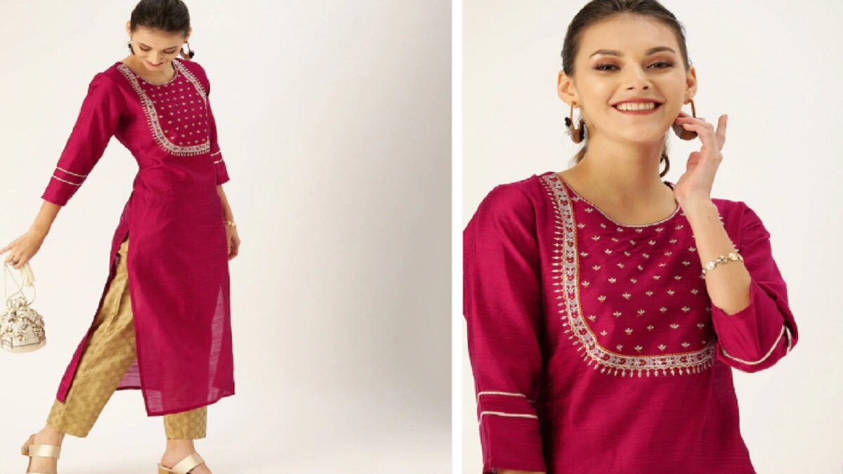 Pink Kurta