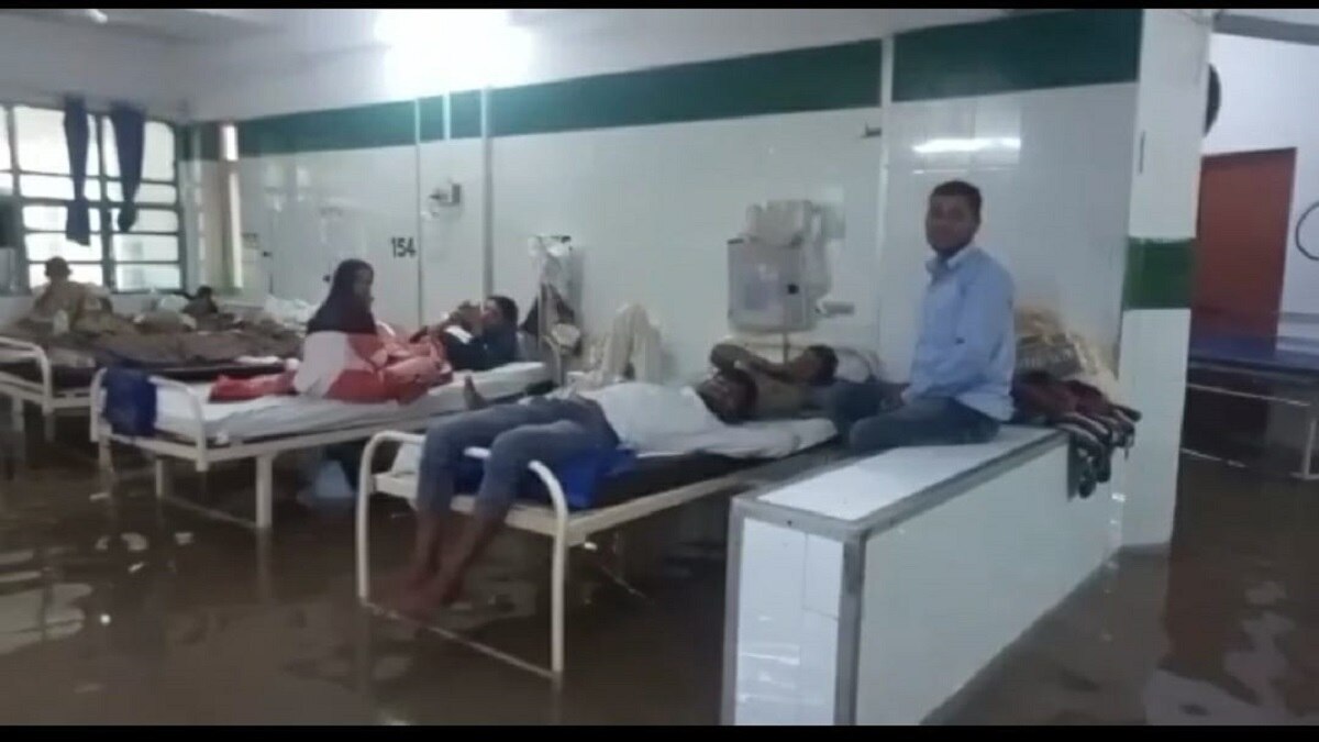 heavy rain in Aligarh