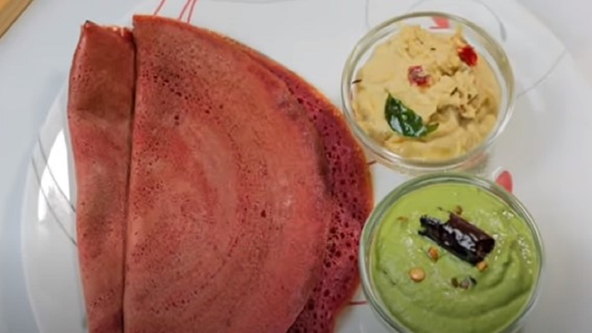 Beetroot Dosa