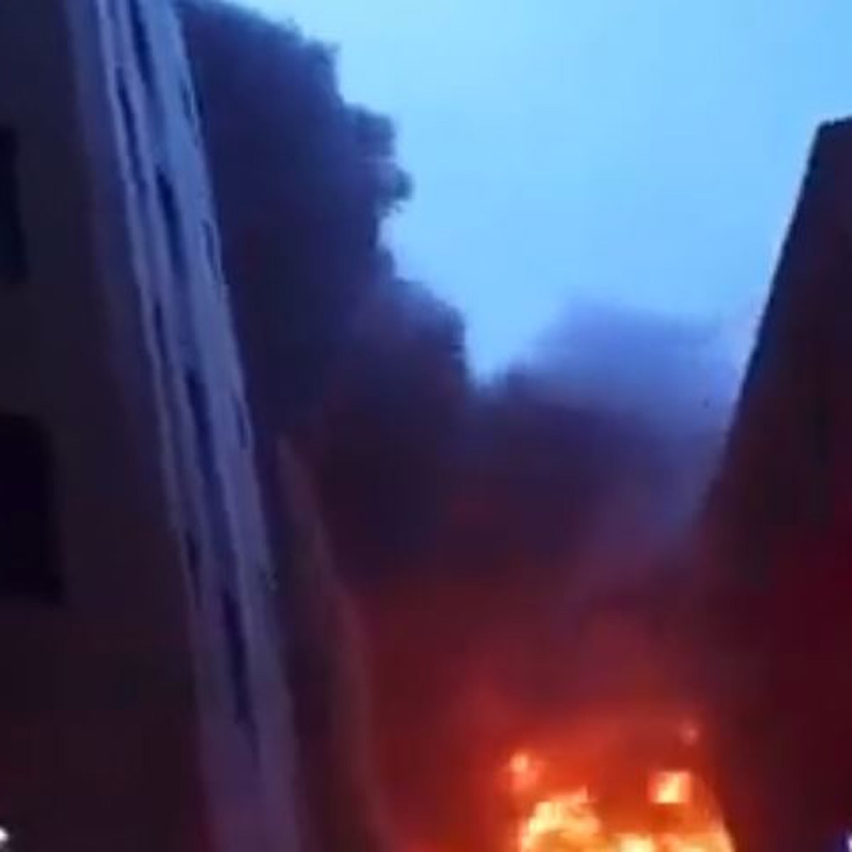 चीन में आग