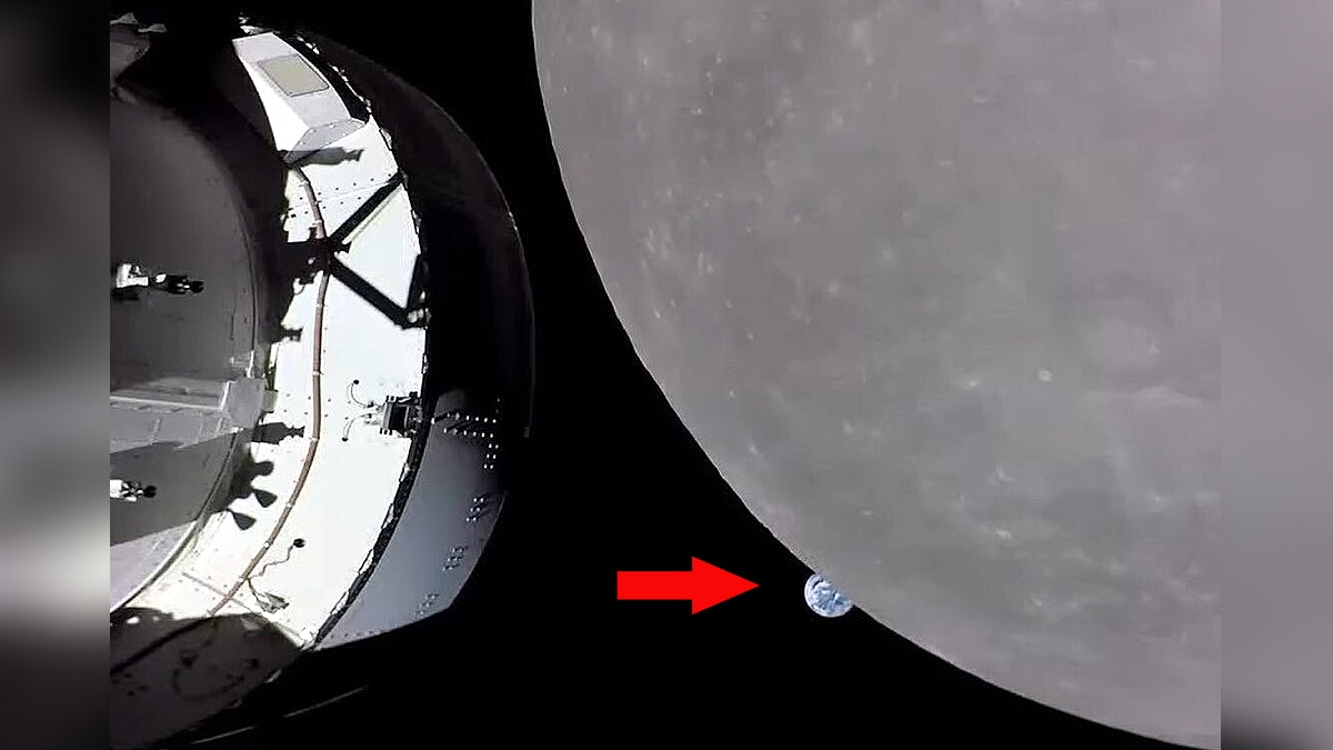 Earth Sets Behind Moon