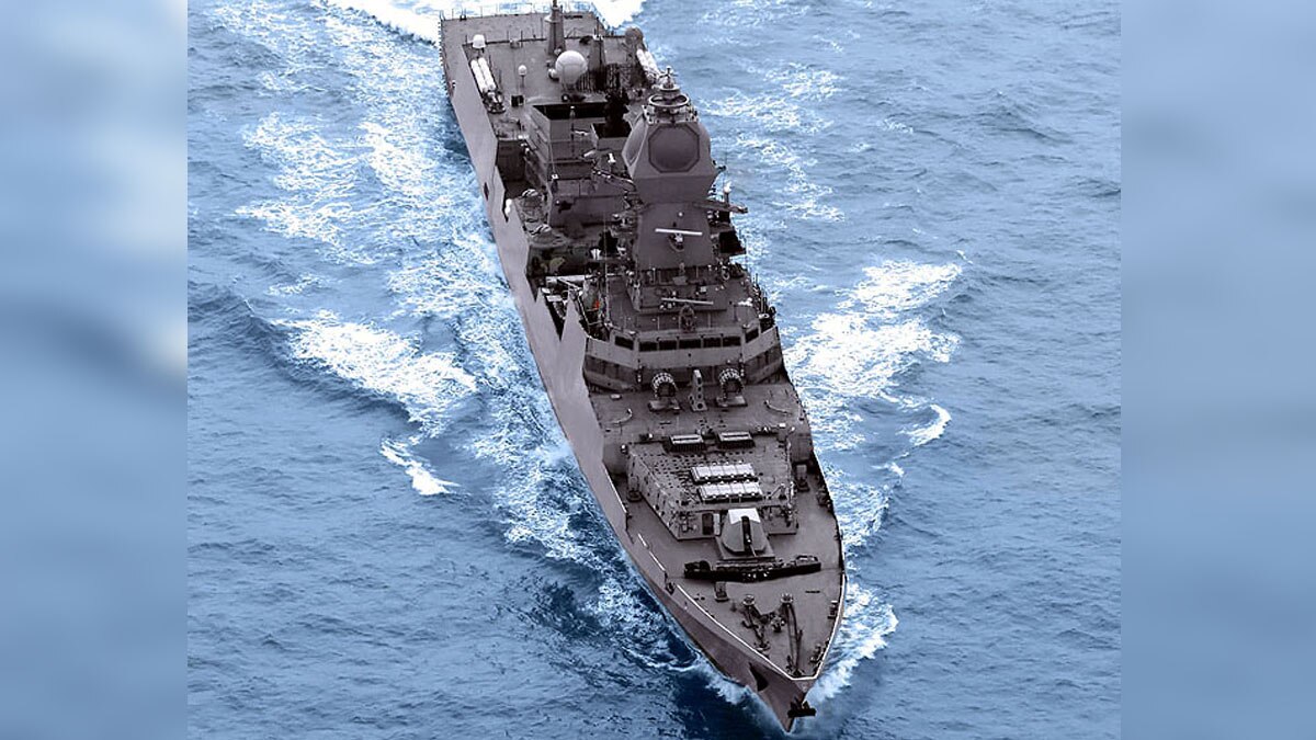 INS Mormugao Indian Navy