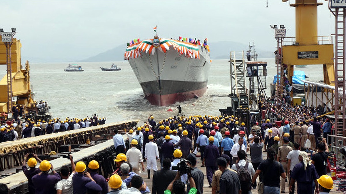INS Mormugao Indian Navy
