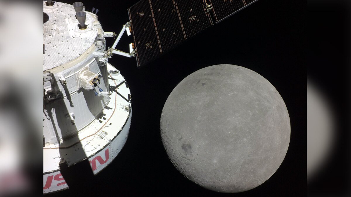 Earth Sets Behind Moon