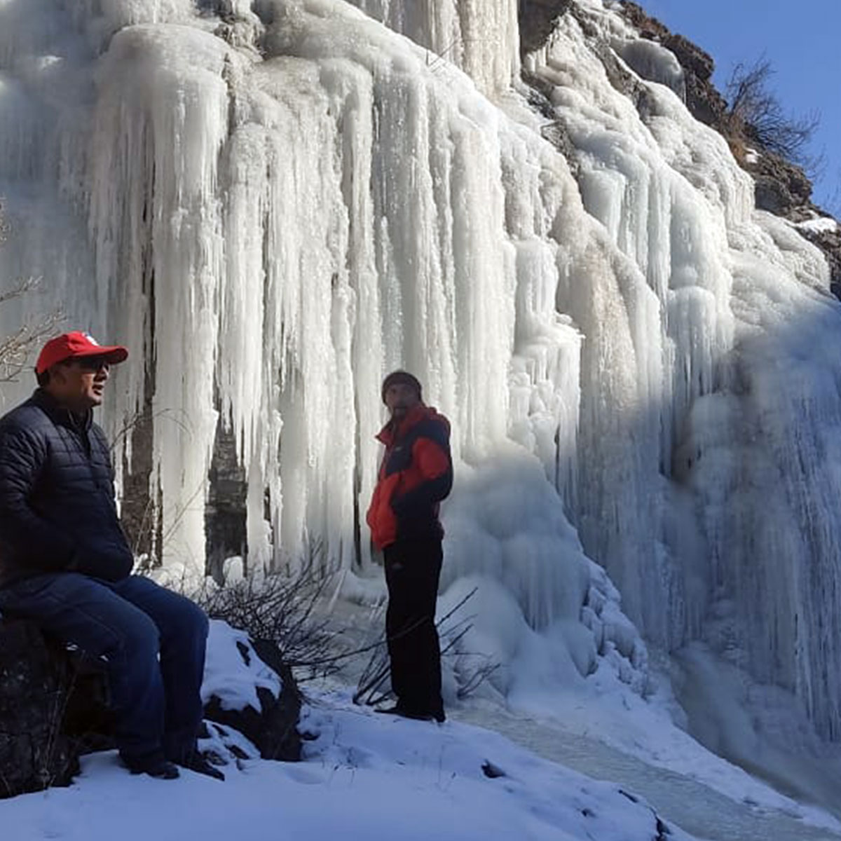 लद्दाख में जबरदस्त बर्फ